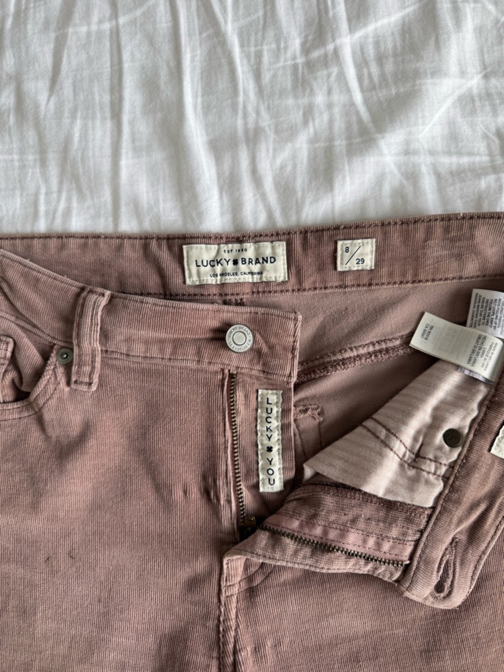 Lucky Brand Ava Skinny Jeans (dusty rose) — 8/29 - Picture 4 of 8
